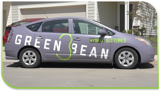 Green Bean Battery Installation Car Mobile